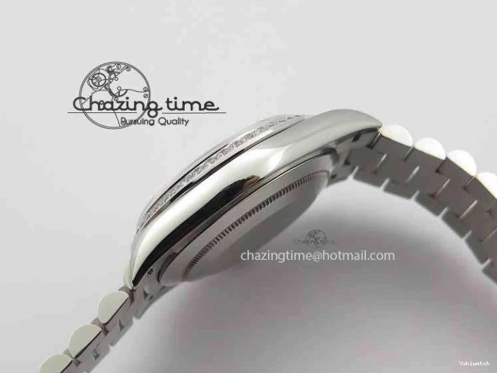 Bracelet 40mm SS ETA2836 On Diamond Silver Bezel Edition BP Dial Maker Day SS Best Date 0522